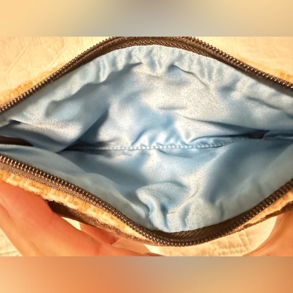 🖤 Vintage Y2K Coach Heritage Wool & Suede Houndstooth Turnlock Mini Bag Wallet - Picture 13 of 15